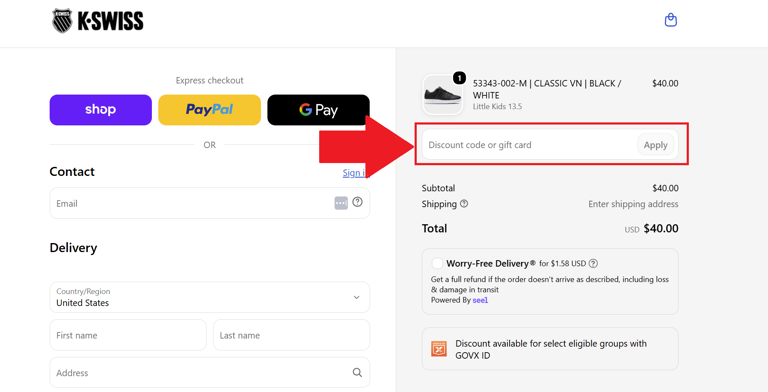 K-Swiss promo codes