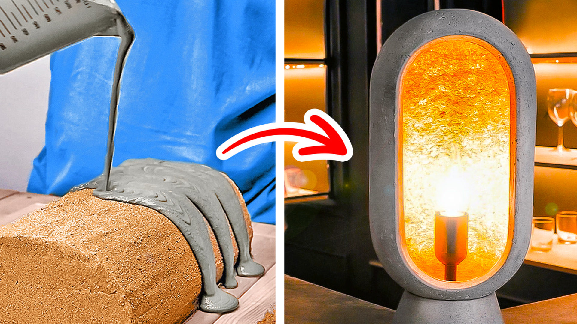 Amazingly beautiful things made of cement | DIY ideas with cement