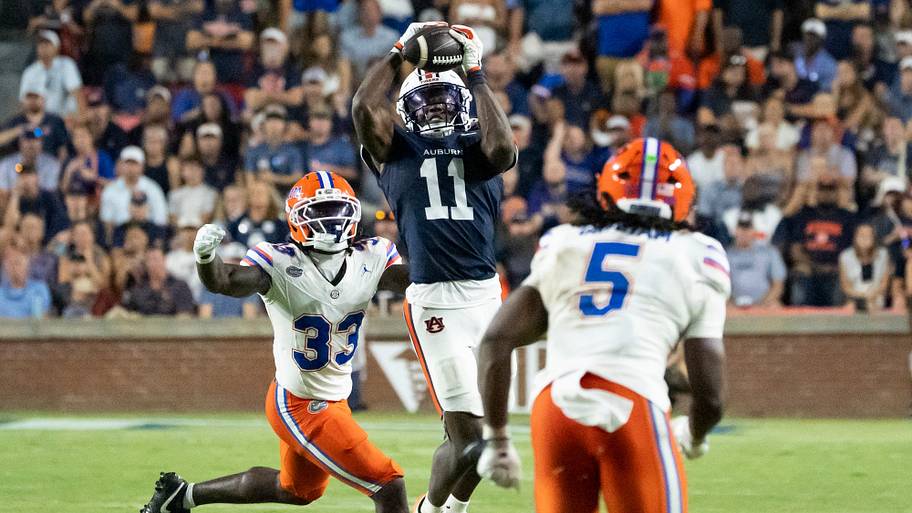Two Auburn receivers currently rank top five in this stat