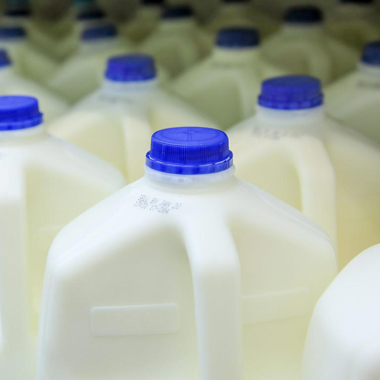 Why people are bringing empty milk gallons to the gas station
