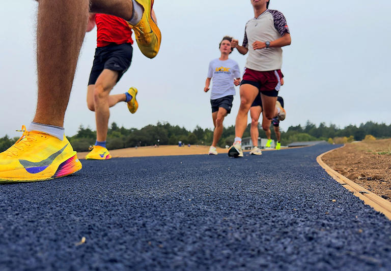 Photos | UC Santa Cruz reopens running path around Upper East Field
