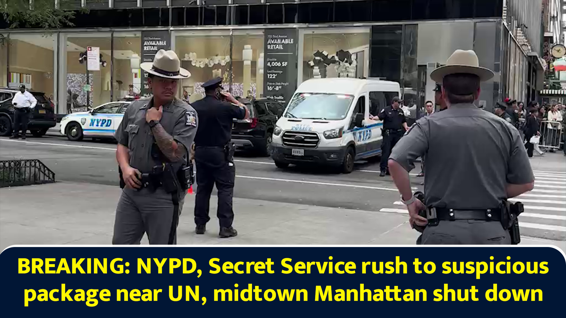 Breaking: NYPD, Secret Service rush to suspicious package near UN ...