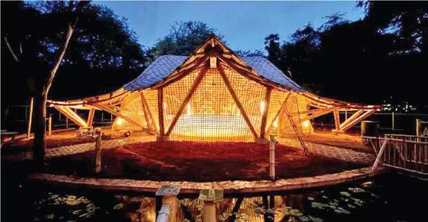 Innovative bamboo architecture: Ekarth Studio's latest project at IIT ...