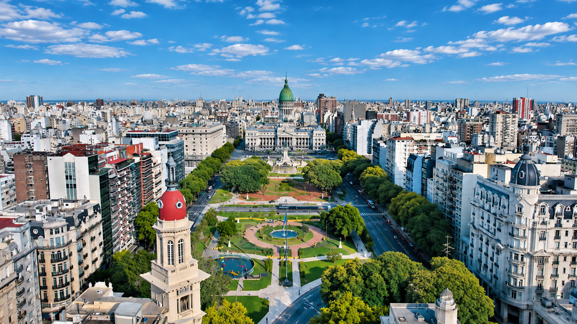 Historic buildings among Buenos Aires’ modern towers