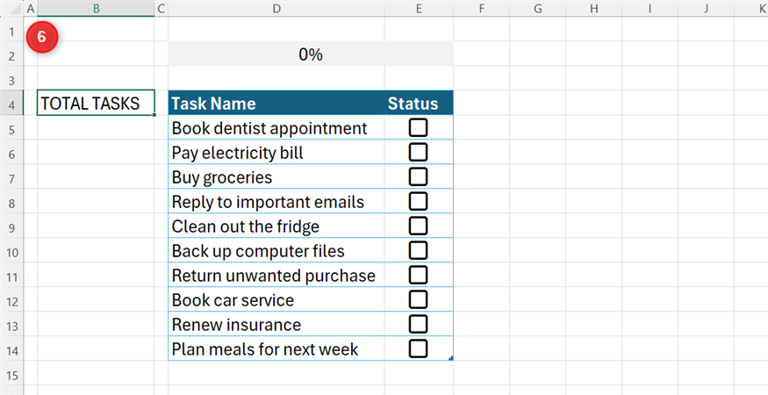 I turned a boring task list into a mini Excel app in 10 minutes