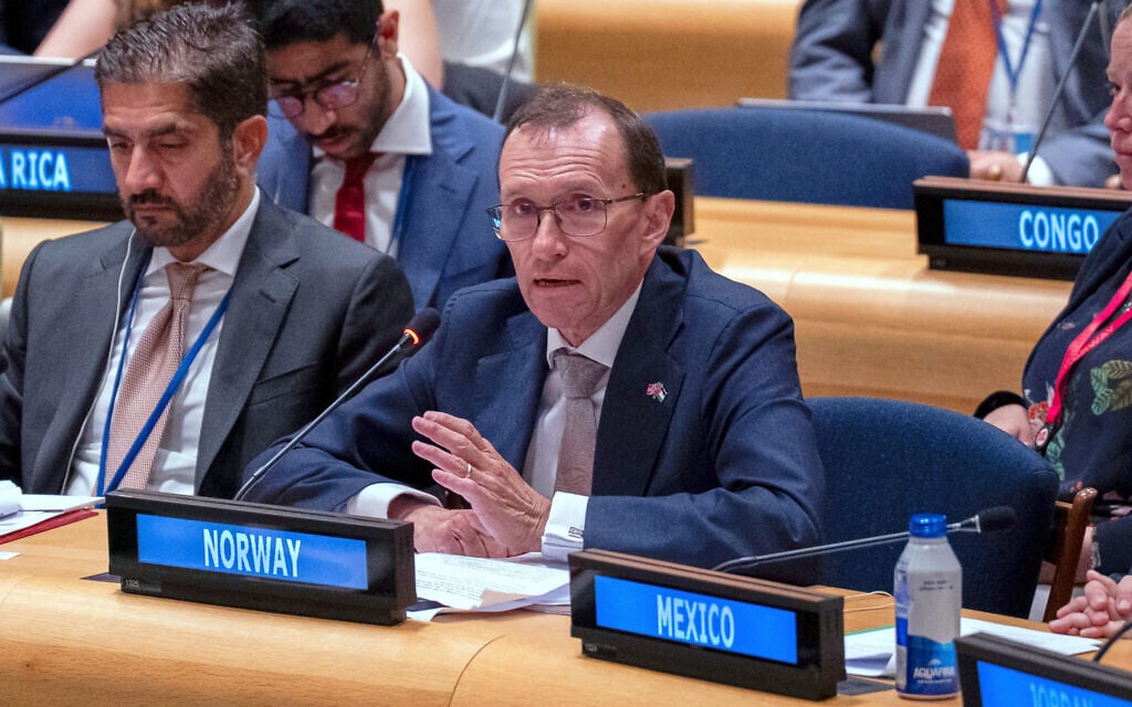 Norway says sanctioning settlements 'the right thing to do,' despite potential Israeli retaliation