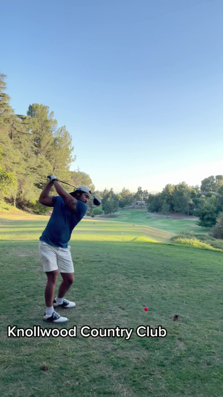 When you completely chunk your golf shot