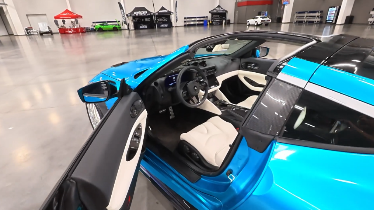 Future sports car interiors inspired by the Nissan Z Kaze concept