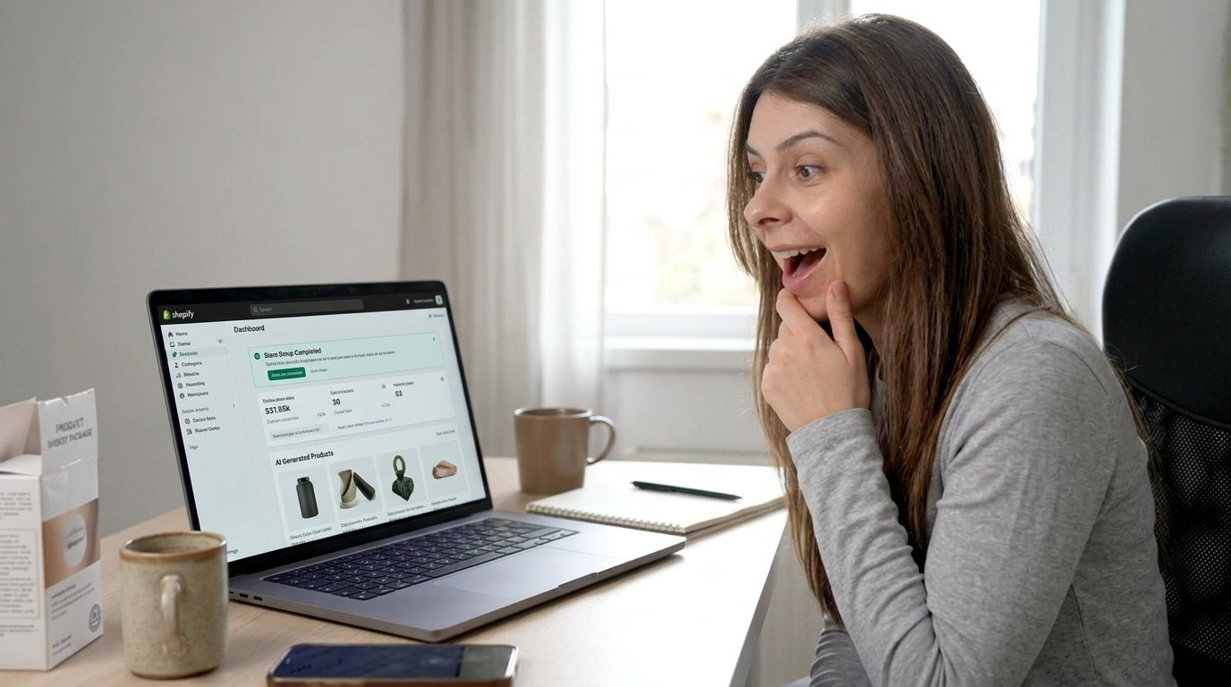 AI tools make Shopify store setup surprisingly easy