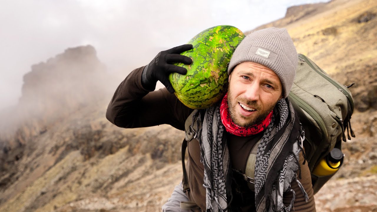 He carried the same watermelon up Kilimanjaro for seven days then cut ...