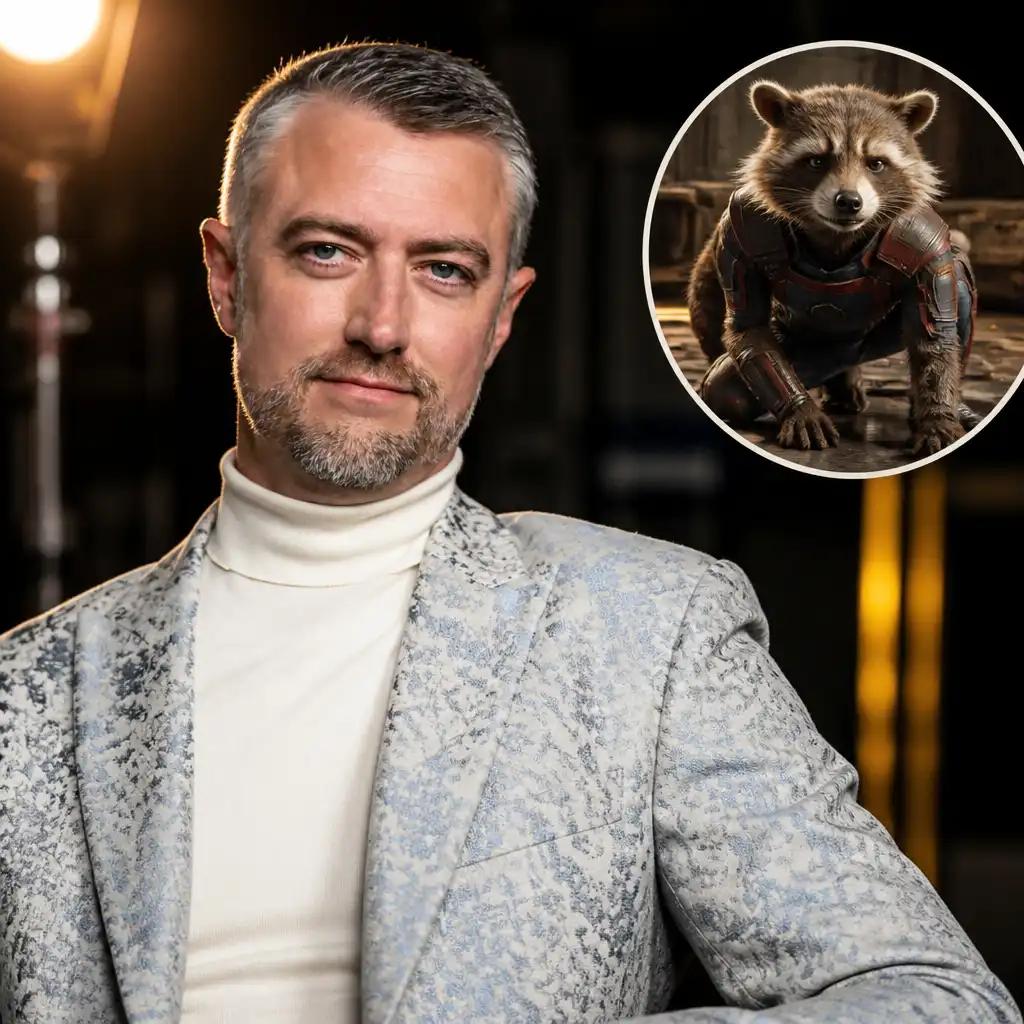 Sean Gunn retires his Rocket Raccoon crouch