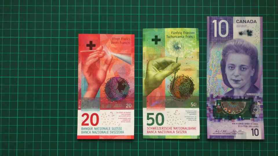 The secret invisible ink on banknotes