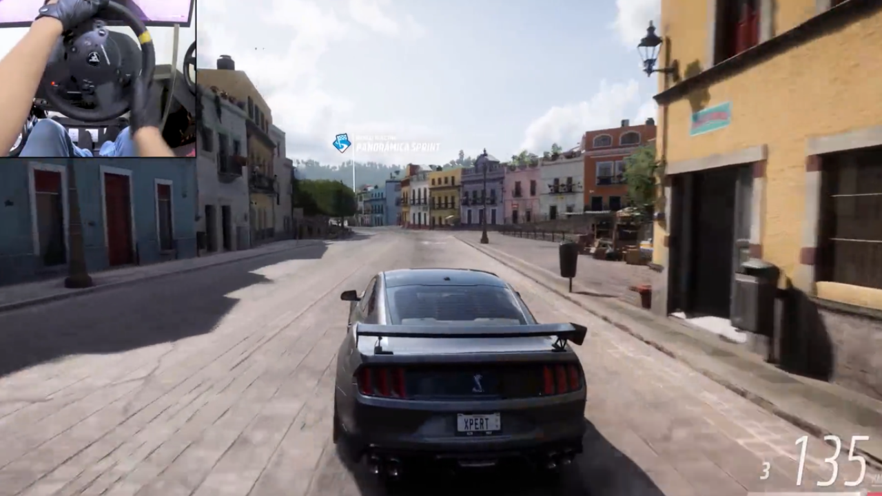 How the Shelby GT500 handles 1000HP in racing gameplay
