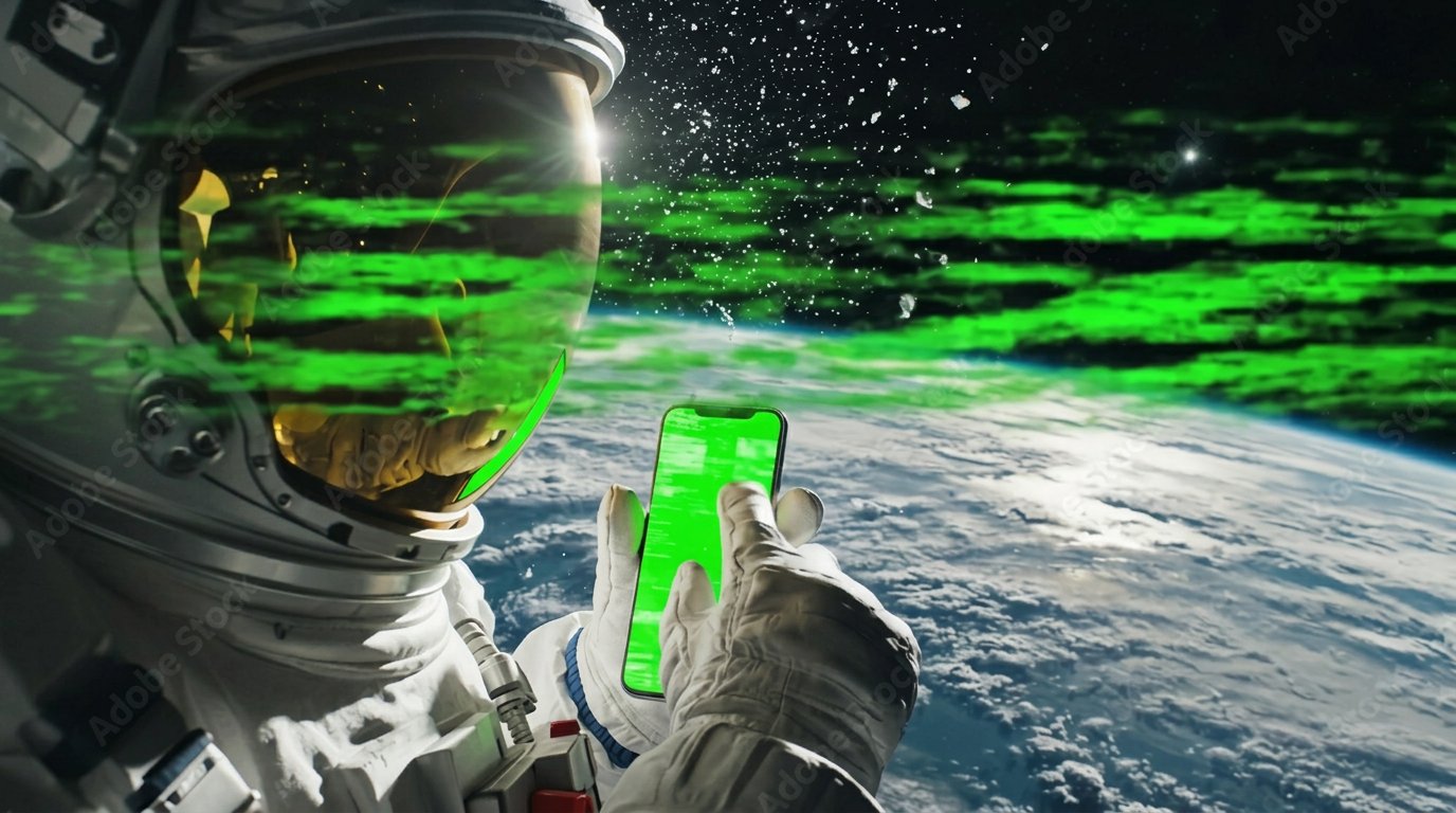 Was NASA’s space footage just a green screen glitch?