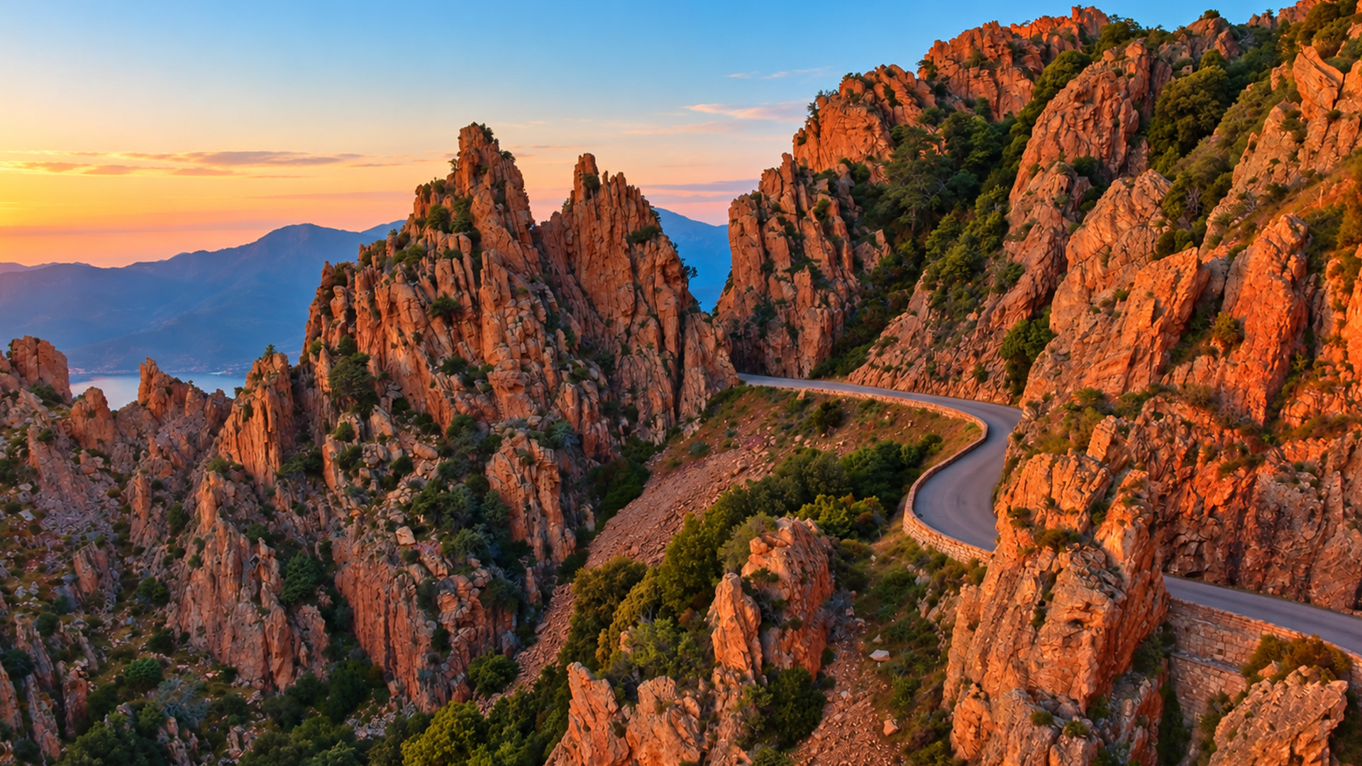 Why build a road through these jagged cliffs?
