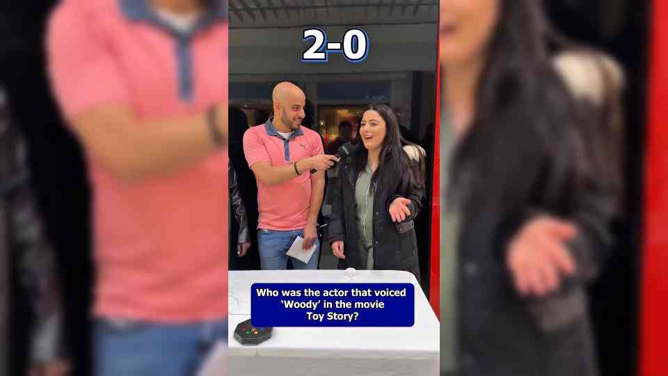 Trivia challenge moments with unexpected answers and reactions