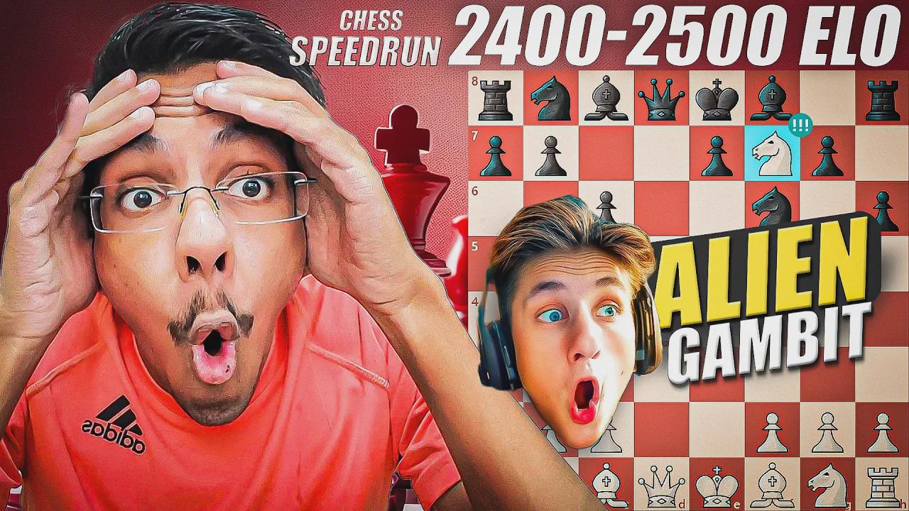 Alien gambit is broken | Chess rating climb 2400 to 2500 ELO