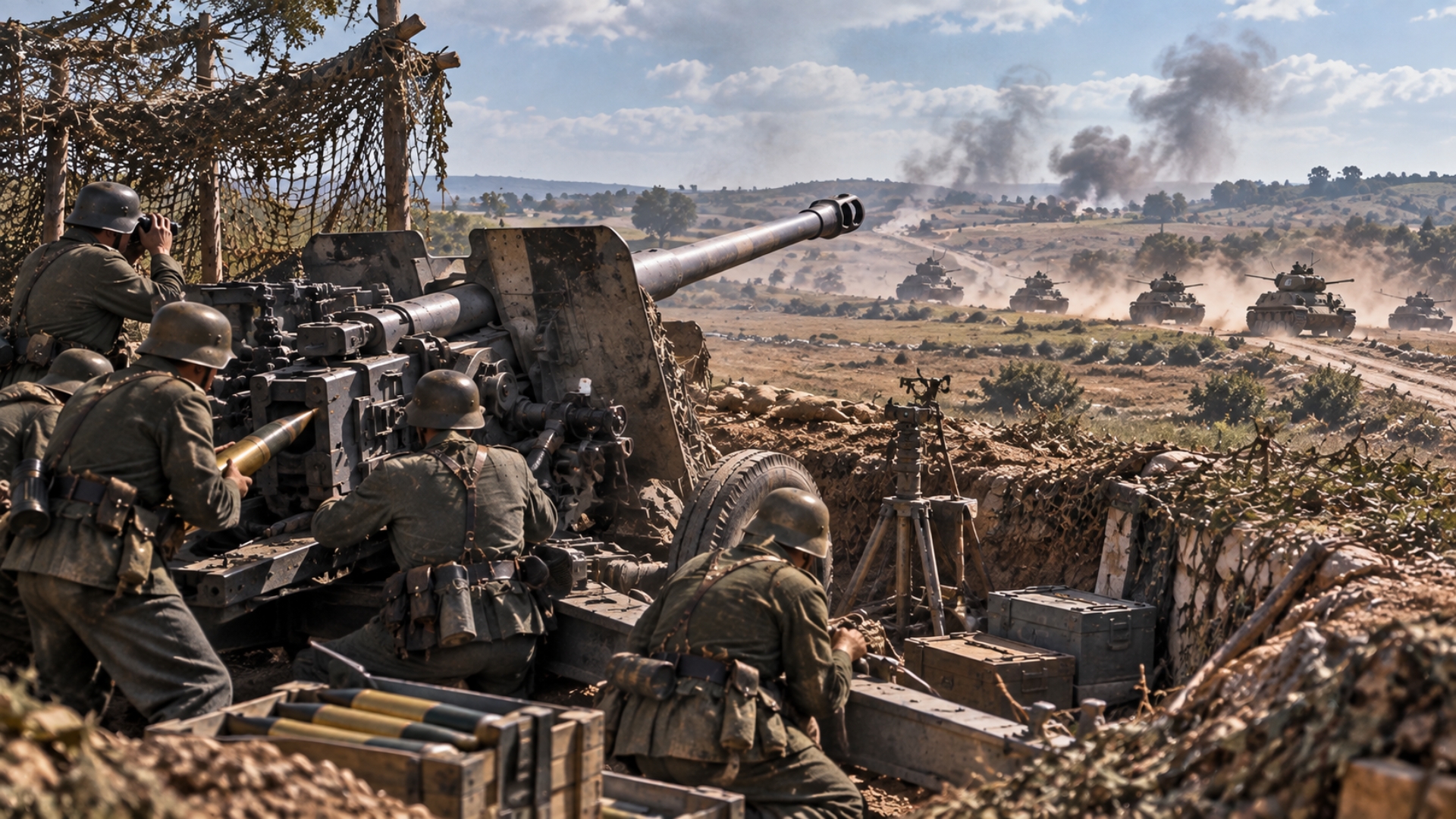 How the German 88 turned open ground into a tank trap