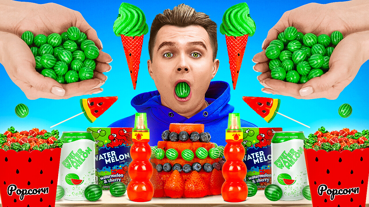 Watermelon challenge: Eating only green and red food for 24 hours
