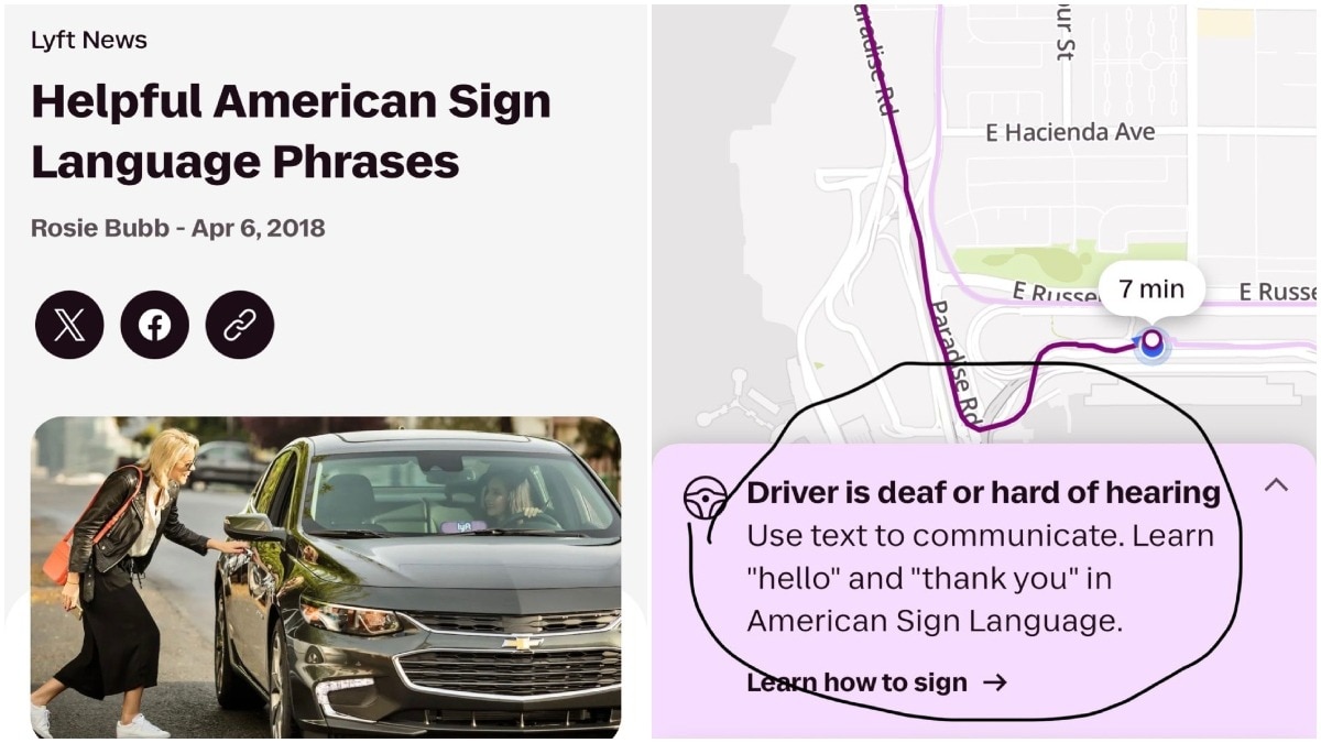 Indian founder books cab in US, gets sign language guide for specially ...