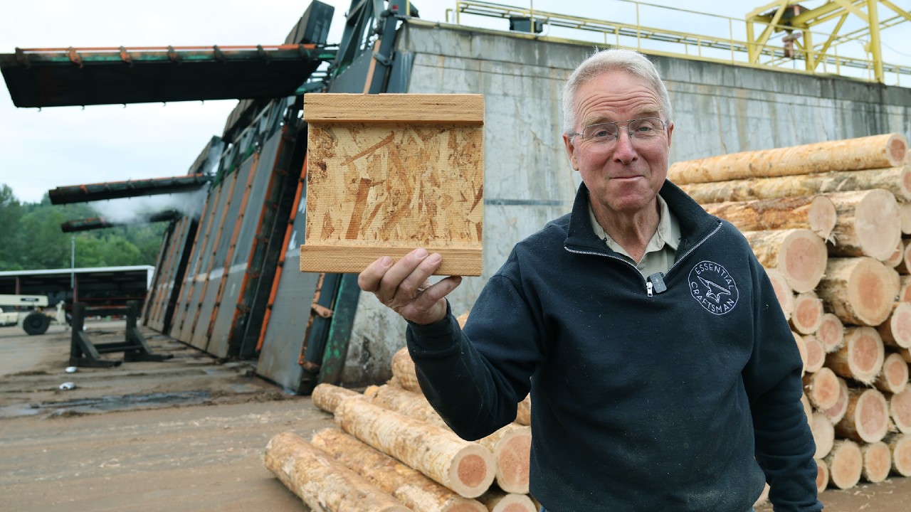 A log goes in - seconds later, it's a 40 mph ribbon of wood, just watch