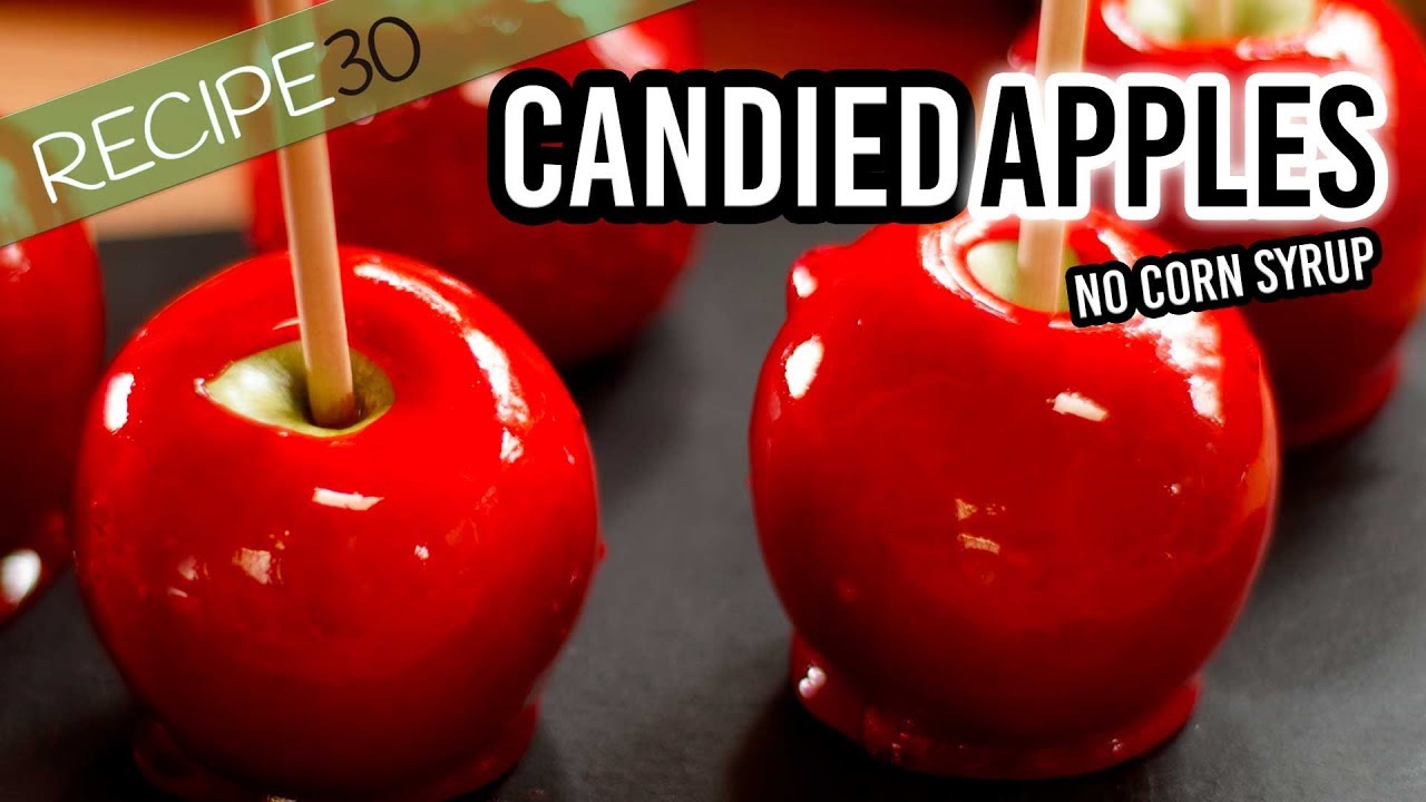No corn syrup candy apples 🍎🎃