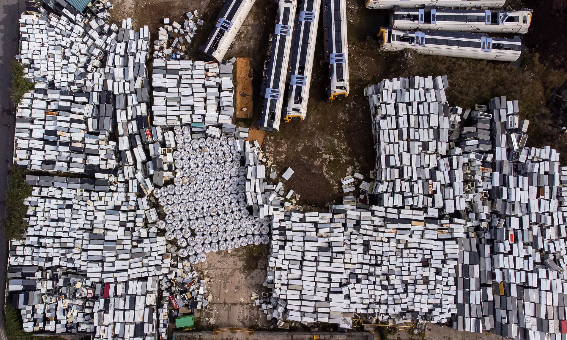 Cold mountain! 80,000 dumped fridges pile up as recycling company ...