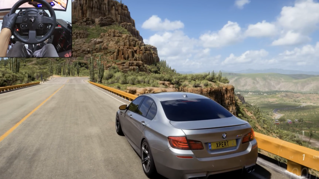 Forza Horizon 5 BMW M5 F10 test drive and driving insights