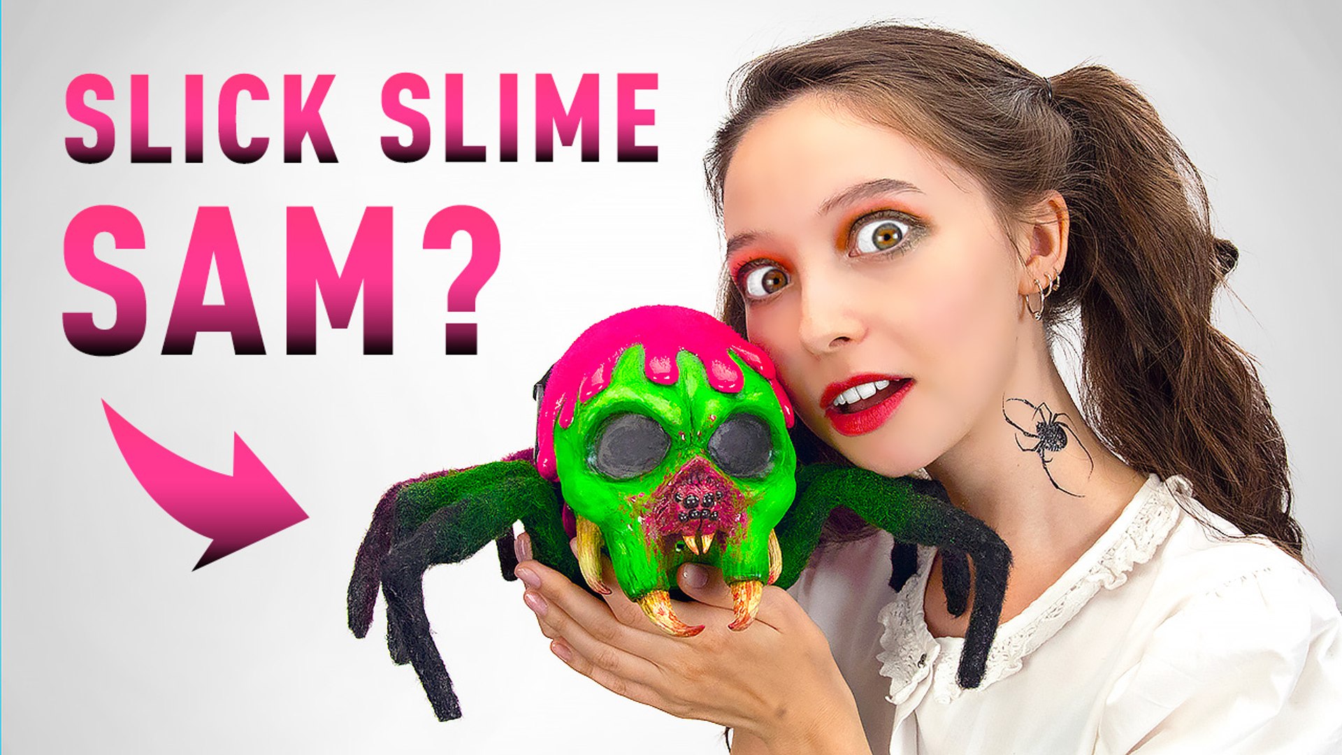 Slick Slime Sam’s spooky spider monster makeover