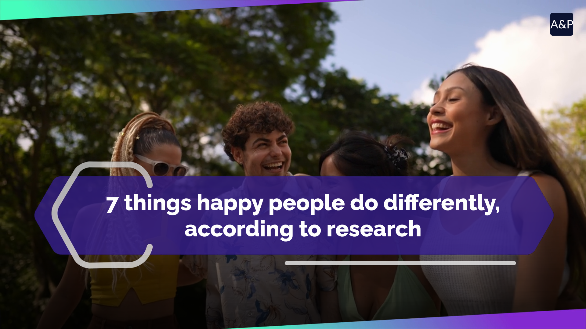 7 things happy people do differently, according to research