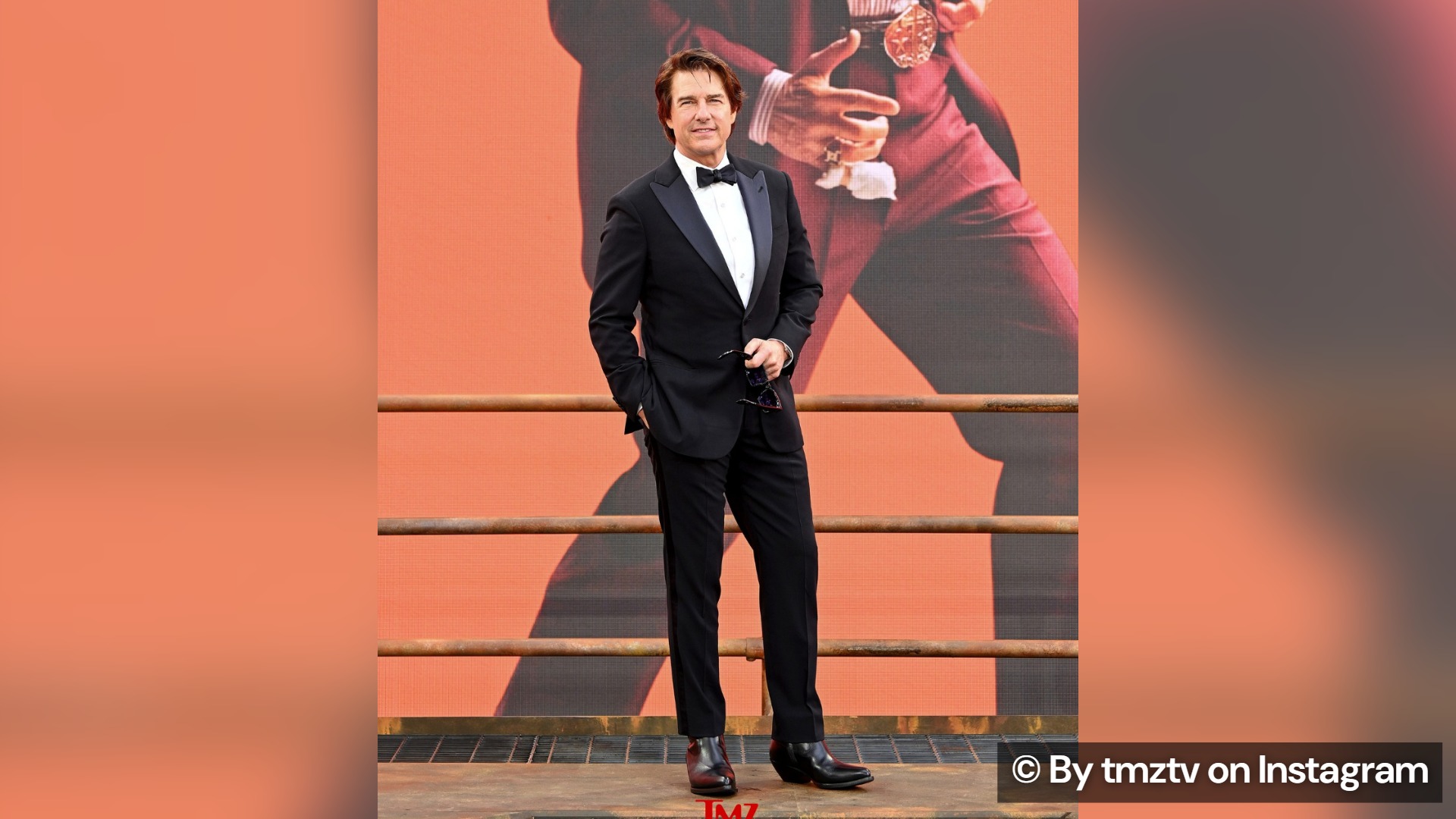 Tom Cruise’s latest red carpet look comes with a surprising shoe choice