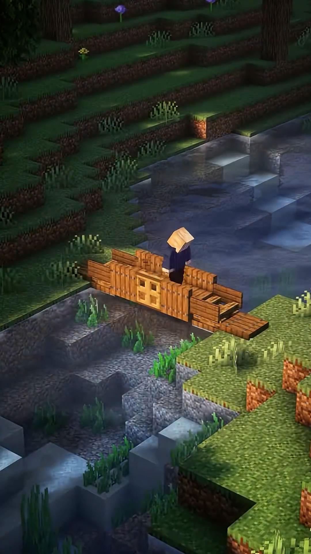 Simple outdoor decorations for Minecraft survival