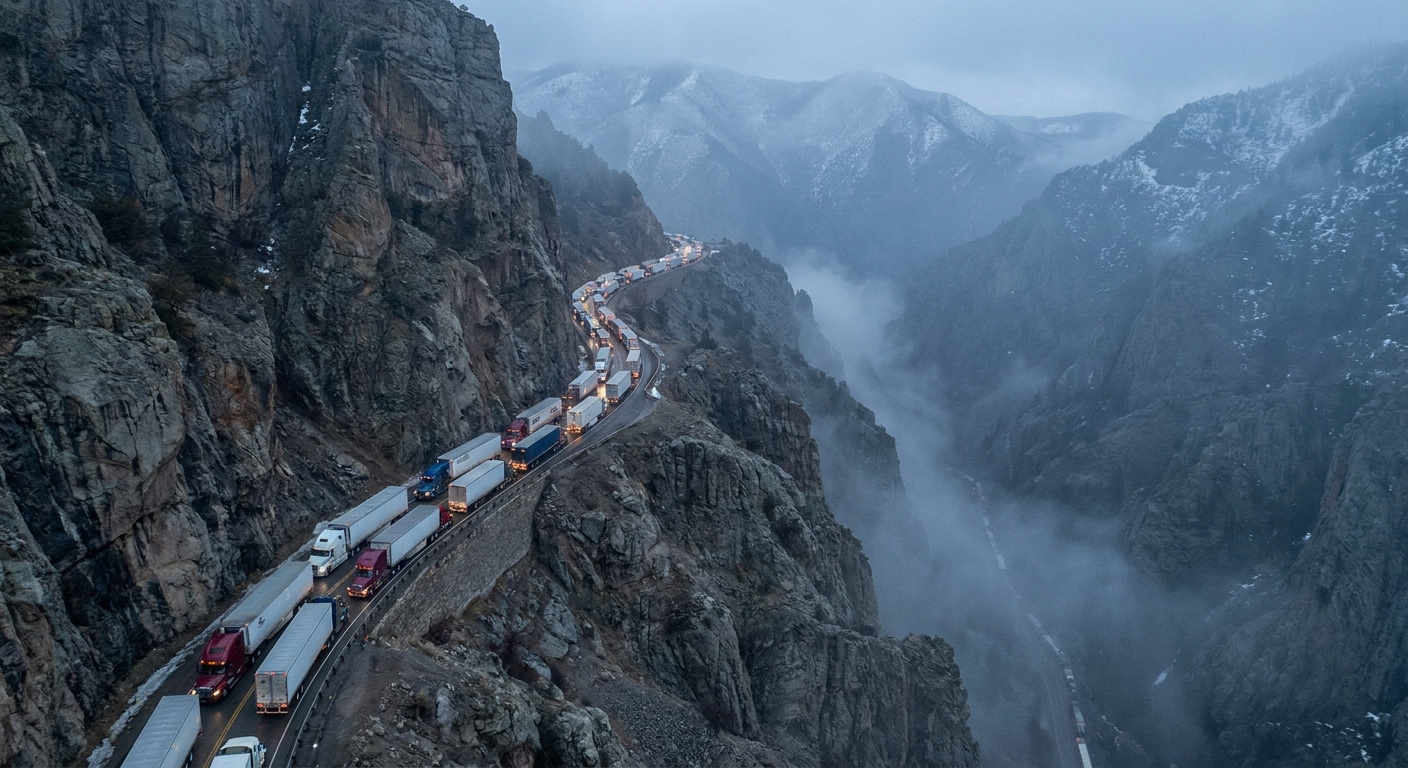 Iran-Turkey border truck congestion: US blockade squeezes trade