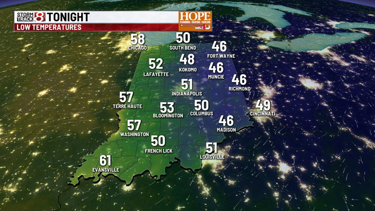 Morning drizzle gives way to clearing skies, cooler temps tonight ...
