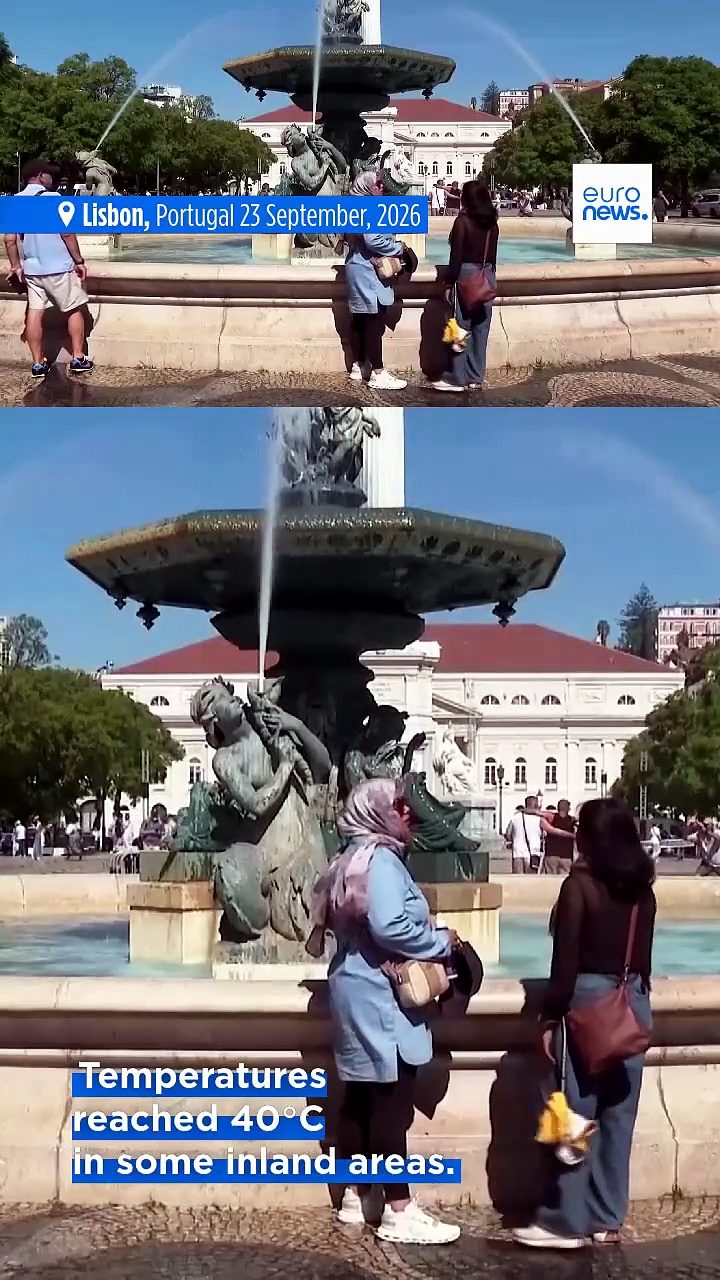 Autumn begins but summer heat lingers in Portugal, catching tourists ...