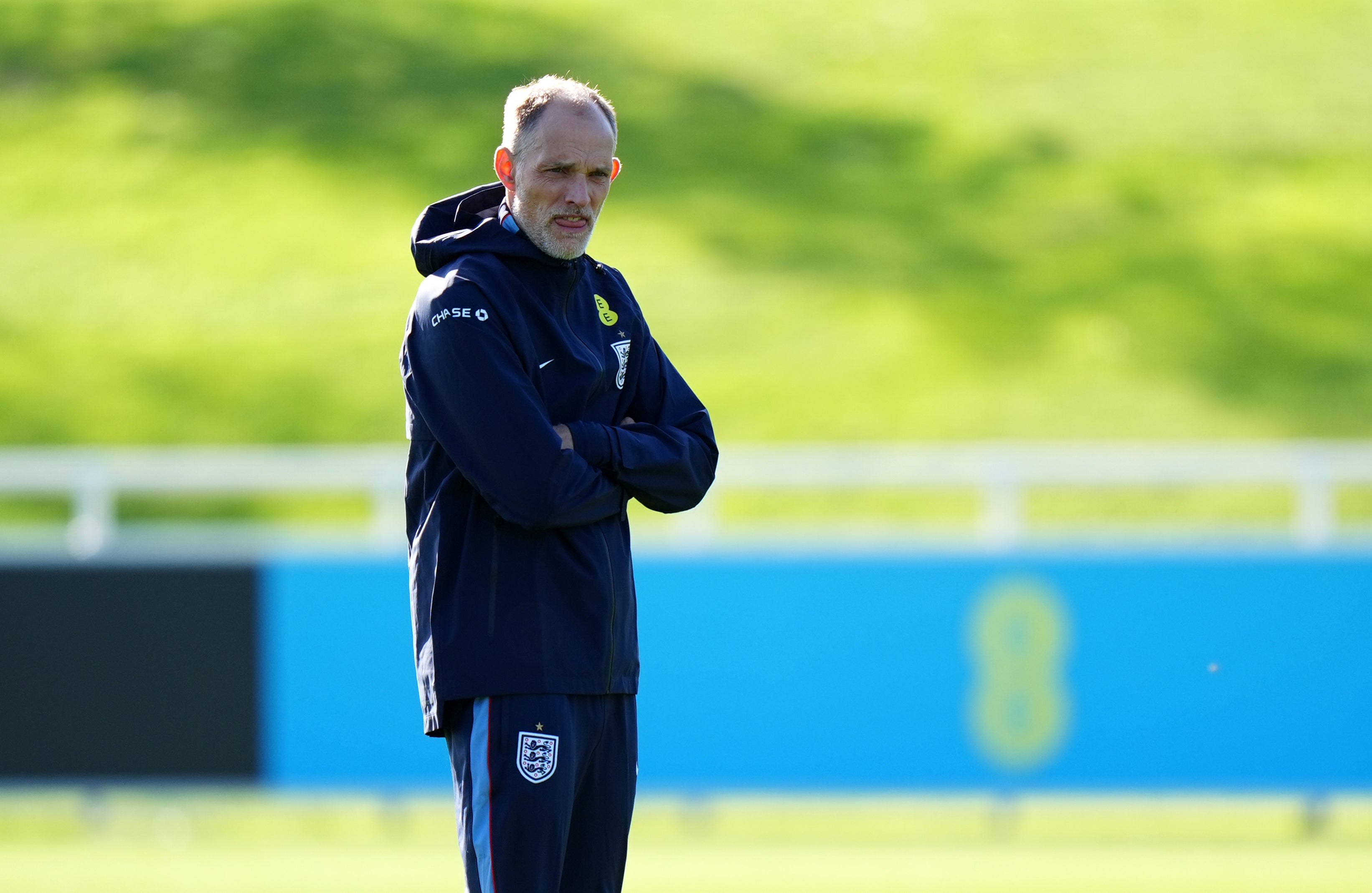 Tuchel will take charge of his first game since the World Cup against Spain at Wembley on Saturday night (PA)