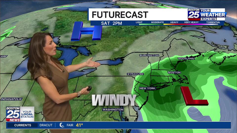Nor'easter futurecast: Timeline of impacts in Massachusetts from ...