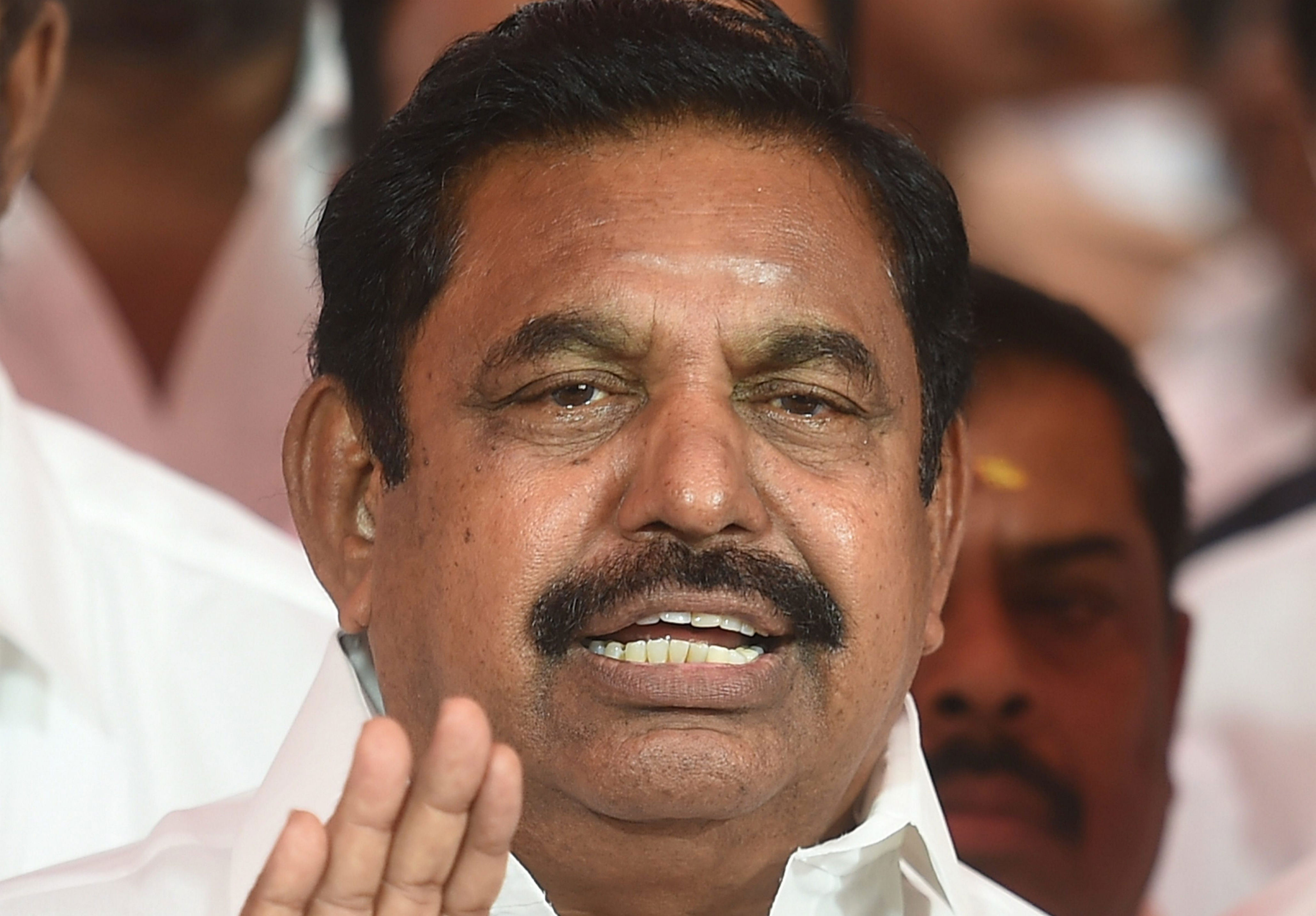 Palaniswami questions CM Vijay's silence on international drug racket ...