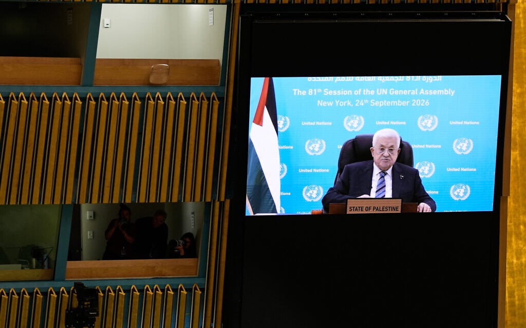 Abbas claims to UN that PA completed its pledged reforms, slams Israel ...