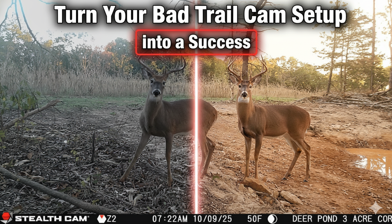 Turn your bad trail cam setup into a success