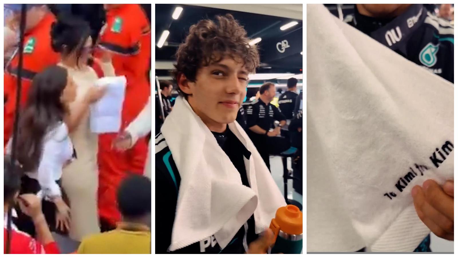 La simpatica gag tra Kimi Antonelli e Lewis Hamilton: cos’è successo ...