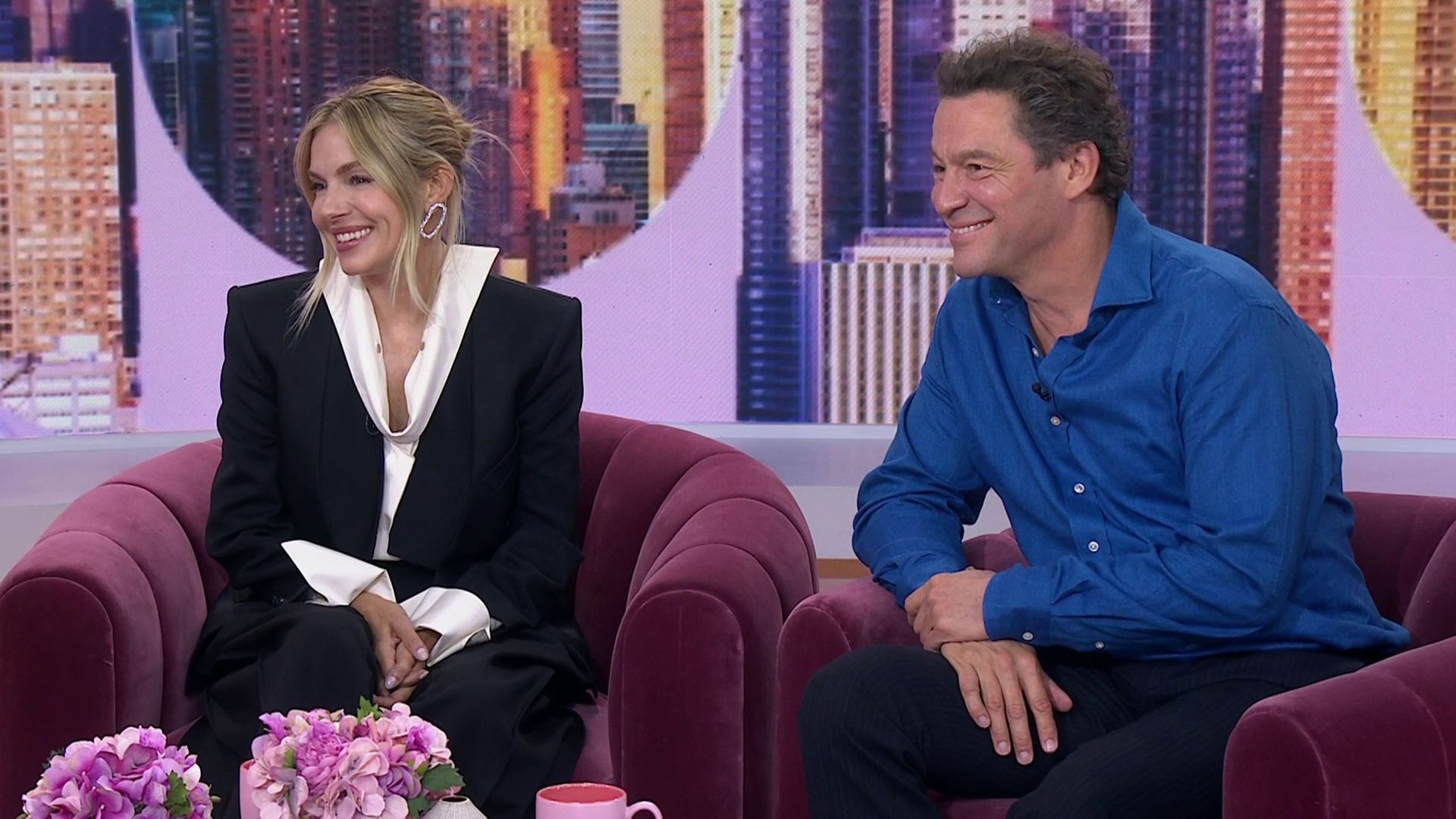 Sienna Miller, Dominic West talk new HBO drama series 'War'