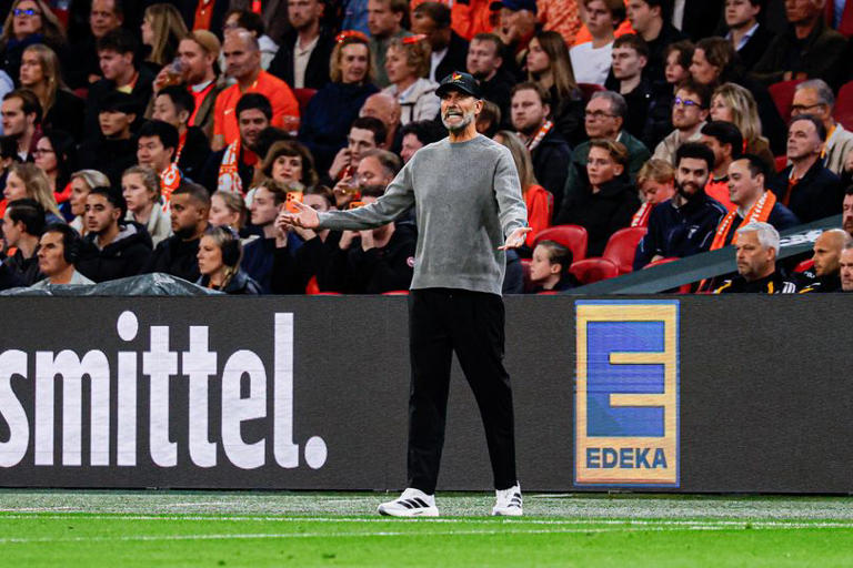 AMSTERDAM - Germany's head coach Jurgen Klopp gestures during the UEFA Nations League match between the Netherlands and Germany at the Johan Cruijff ArenA on September 24, 2026, in Amsterdam, the Netherlands. MARCEL TER BALS / ANP (Photo by ANP via Getty Images)