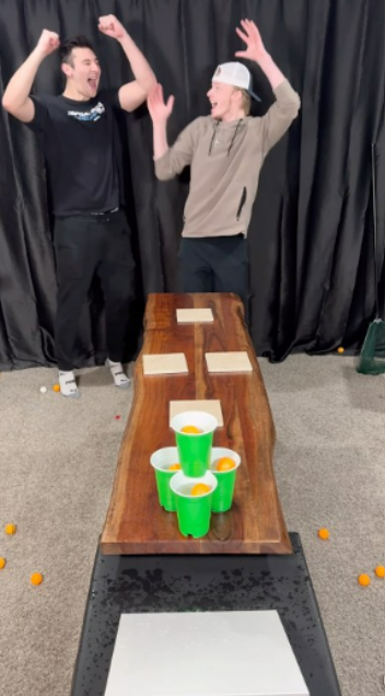 Ultimate cup pyramid trickshot challenge you must watch