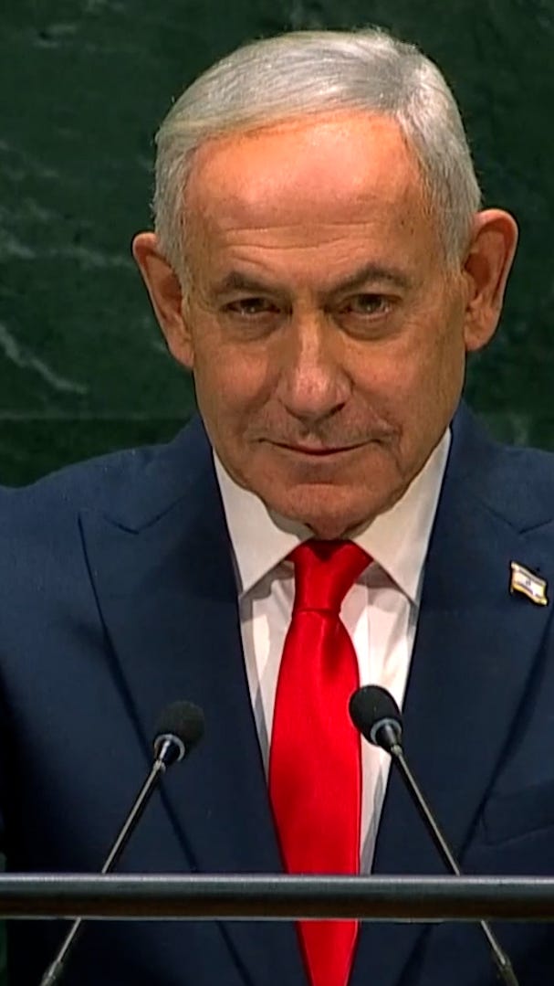 Netanyahu responds to UN delegates walking out