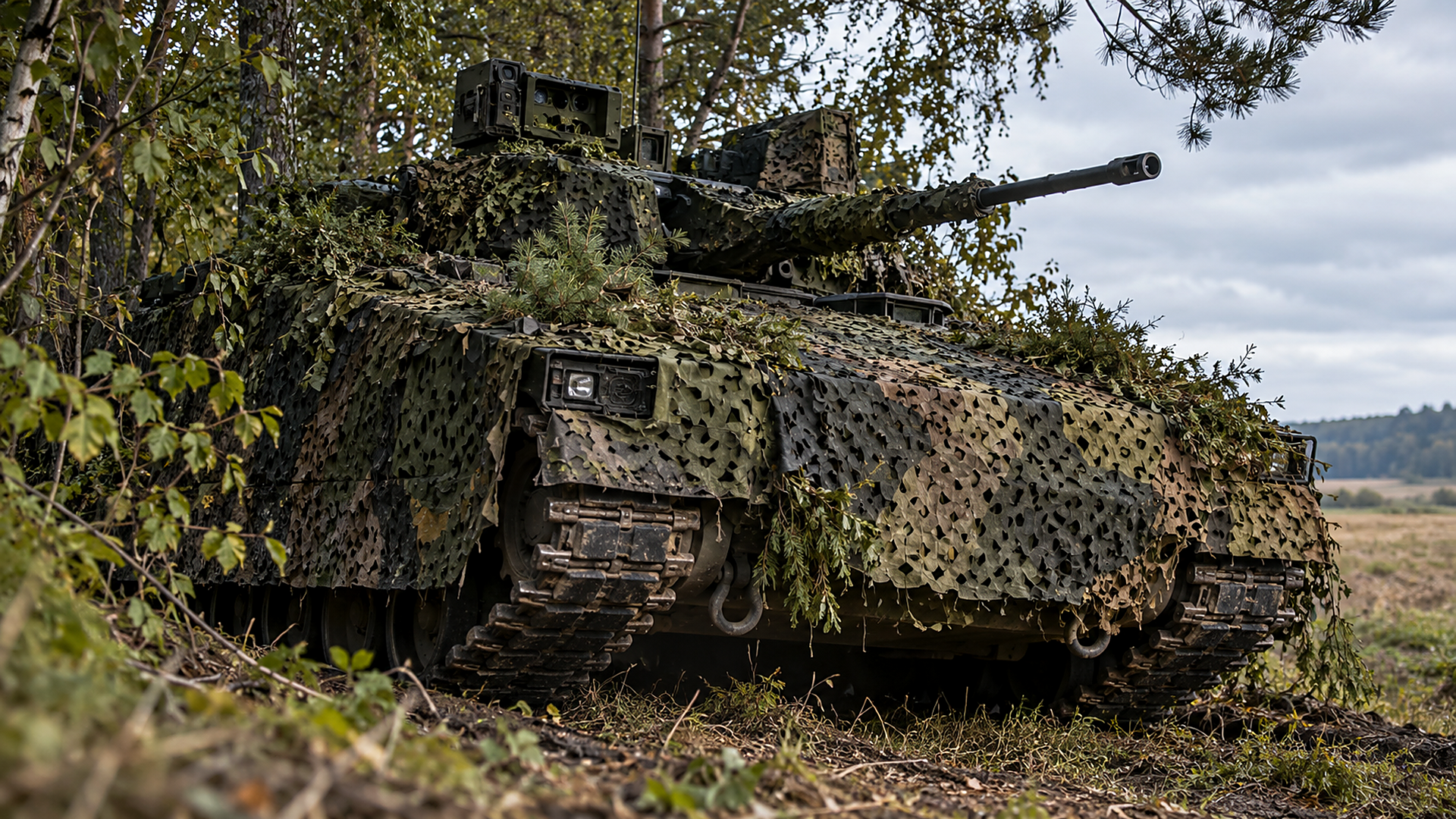 How Barracuda camo turns Ukraine's CV90s into radar-invisible stealth ...