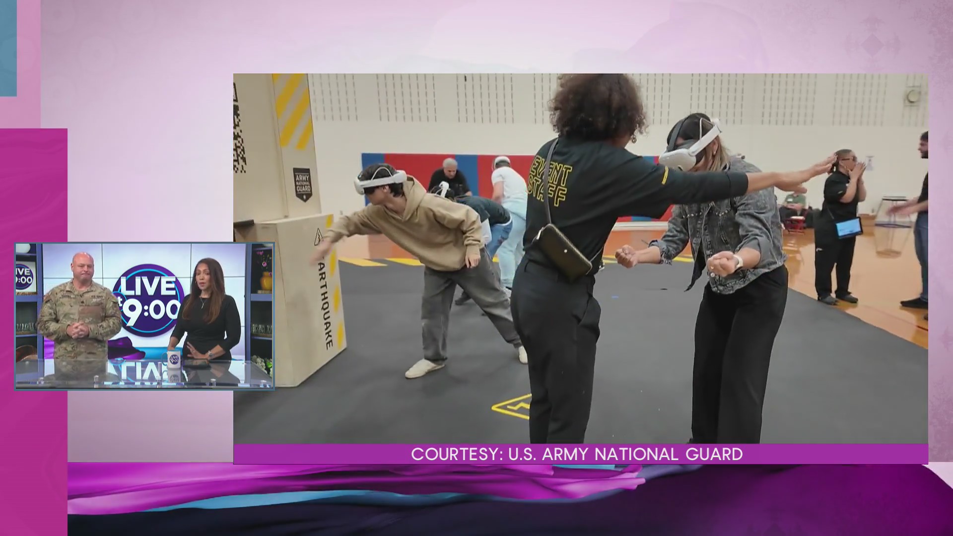 National Guard mixed reality disaster simulation heads to local schools