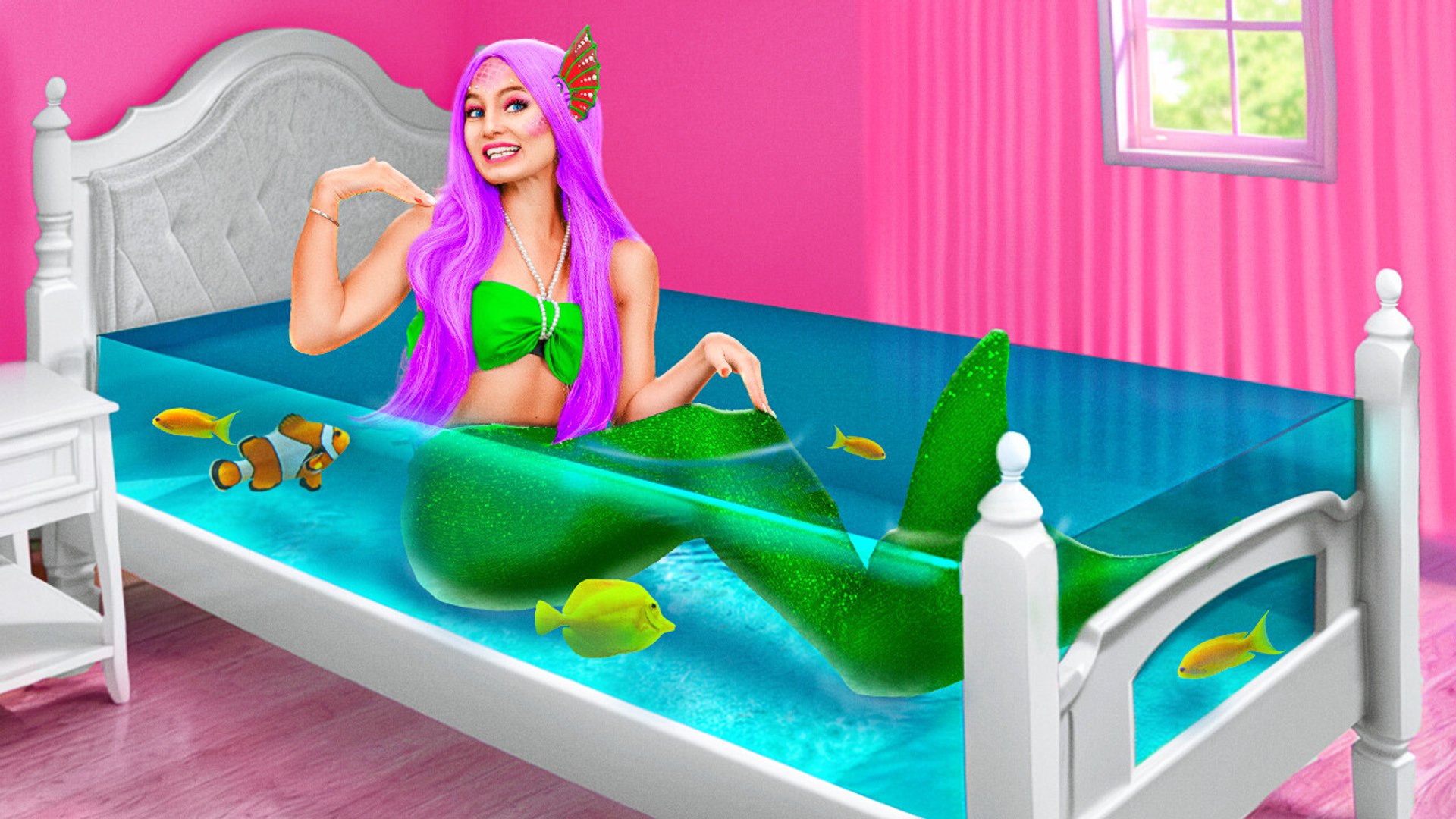 Je transforme Barbie en sirène pour surprendre Ken, réaction garantie