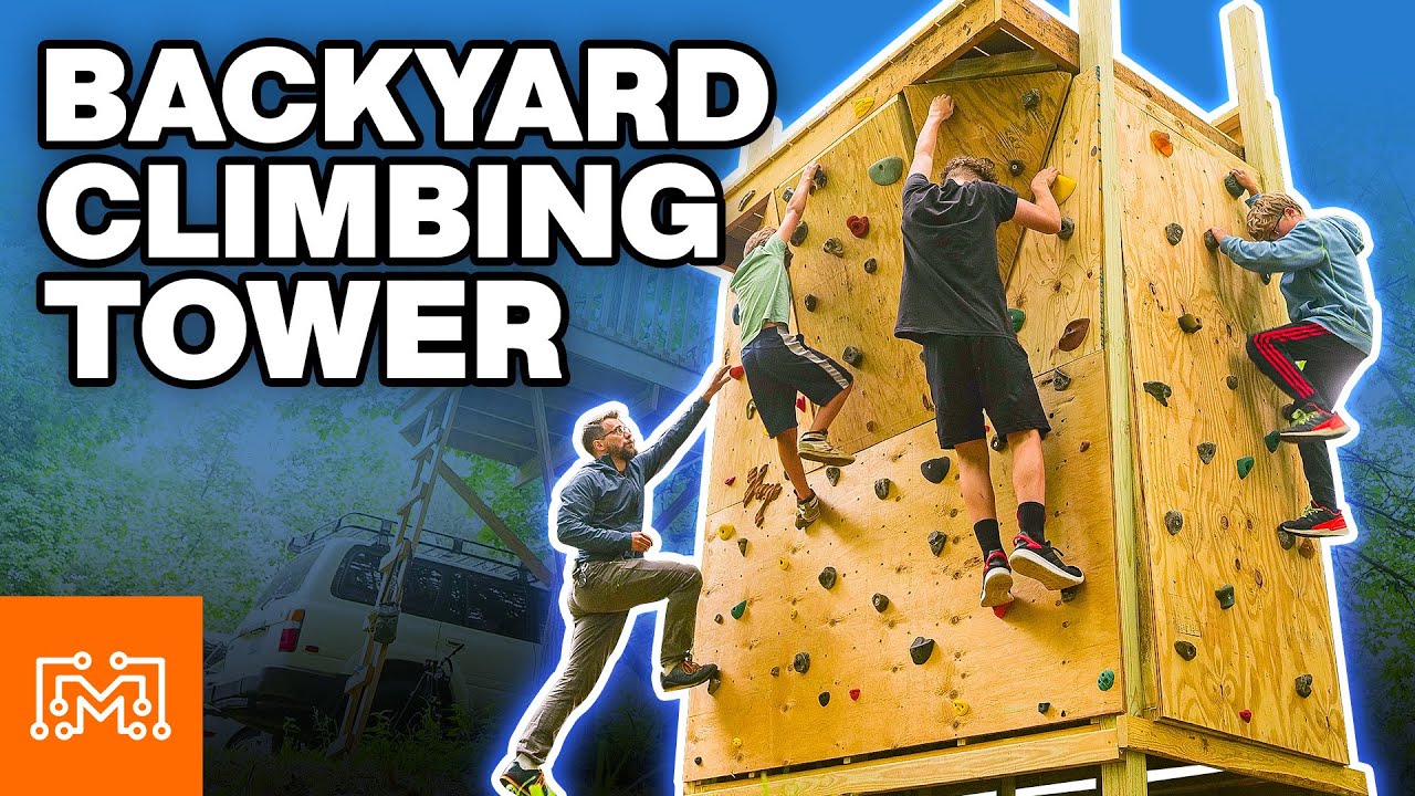 Building my own backyard climbing wall