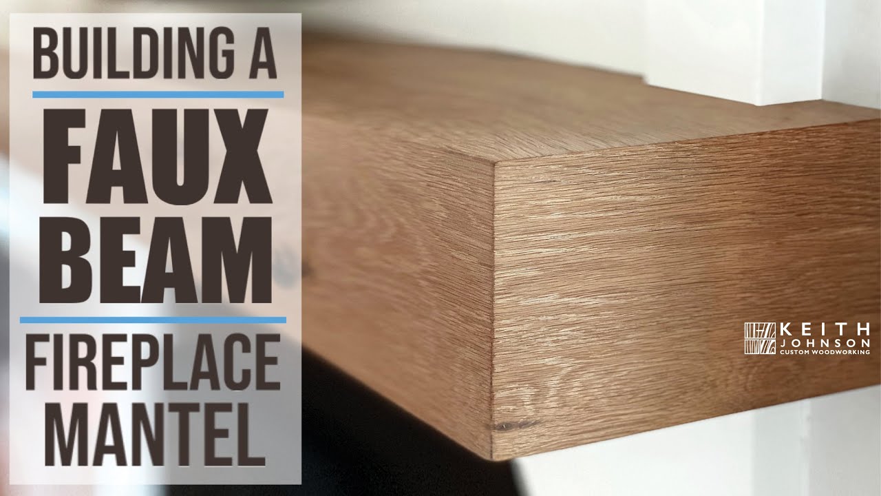 Crafting a stunning floating fireplace mantel